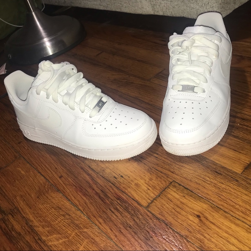 Nike Air Force 1 size 8.5 all white